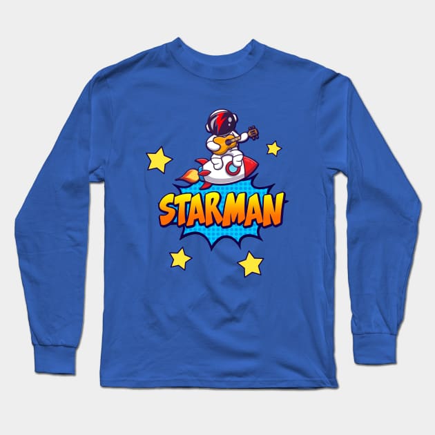 STARMAN Long Sleeve T-Shirt by KIMIDIGI